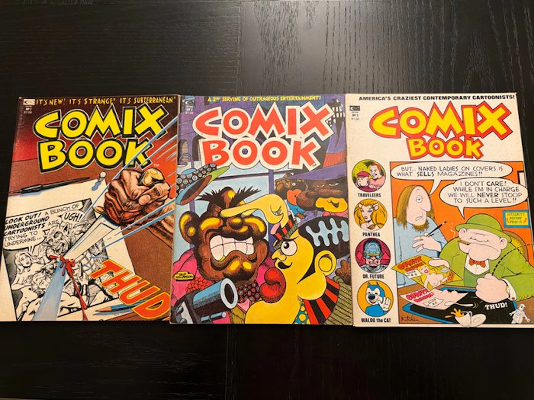 Comix Book 1;2;3 - Comix Book - 3 Comic - First edition - 1974/1974