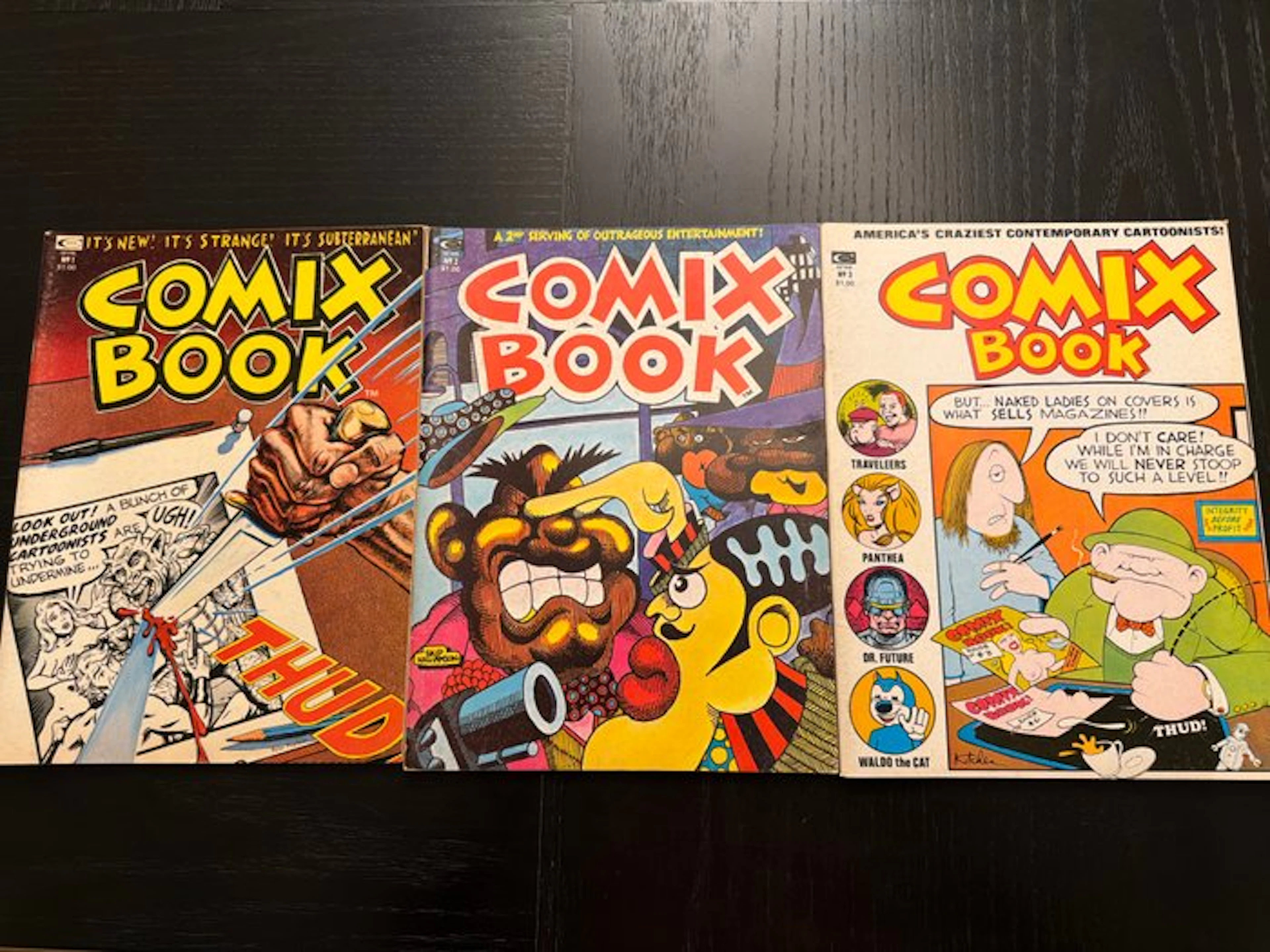 Comix Book 1;2;3 - Comix Book - 3 Comic - First edition - 1974/1974