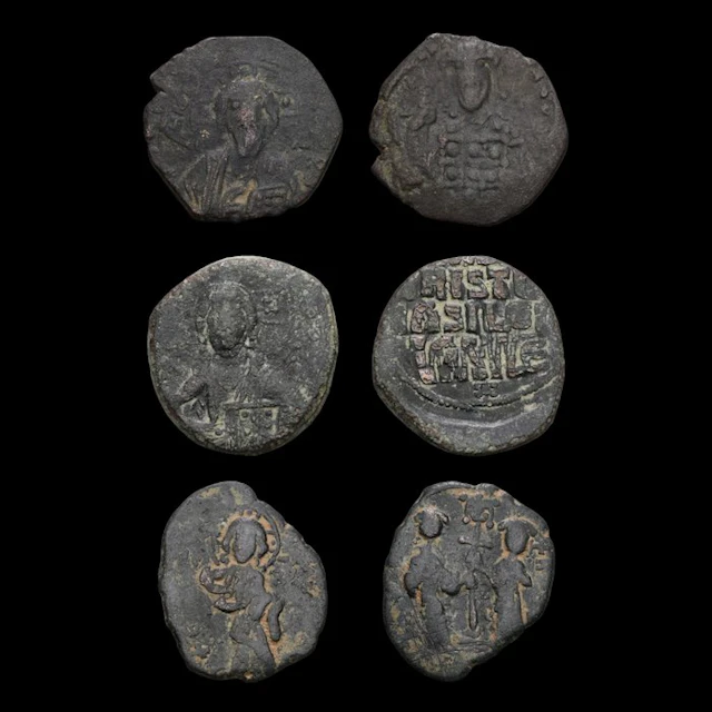Byzantine Empire Lot of 3x Follis including Constantine X...