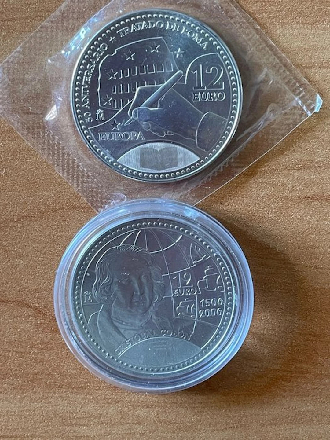 Spain. 12 Euro 2006/2007 "Cristobal Colon" + "Tratado de...