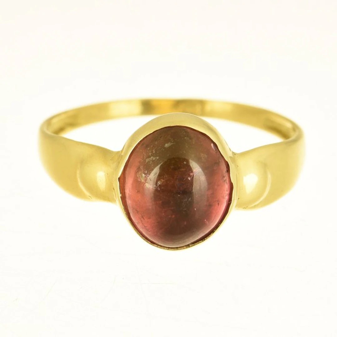 Ring - 18 kt. Yellow gold Sapphire