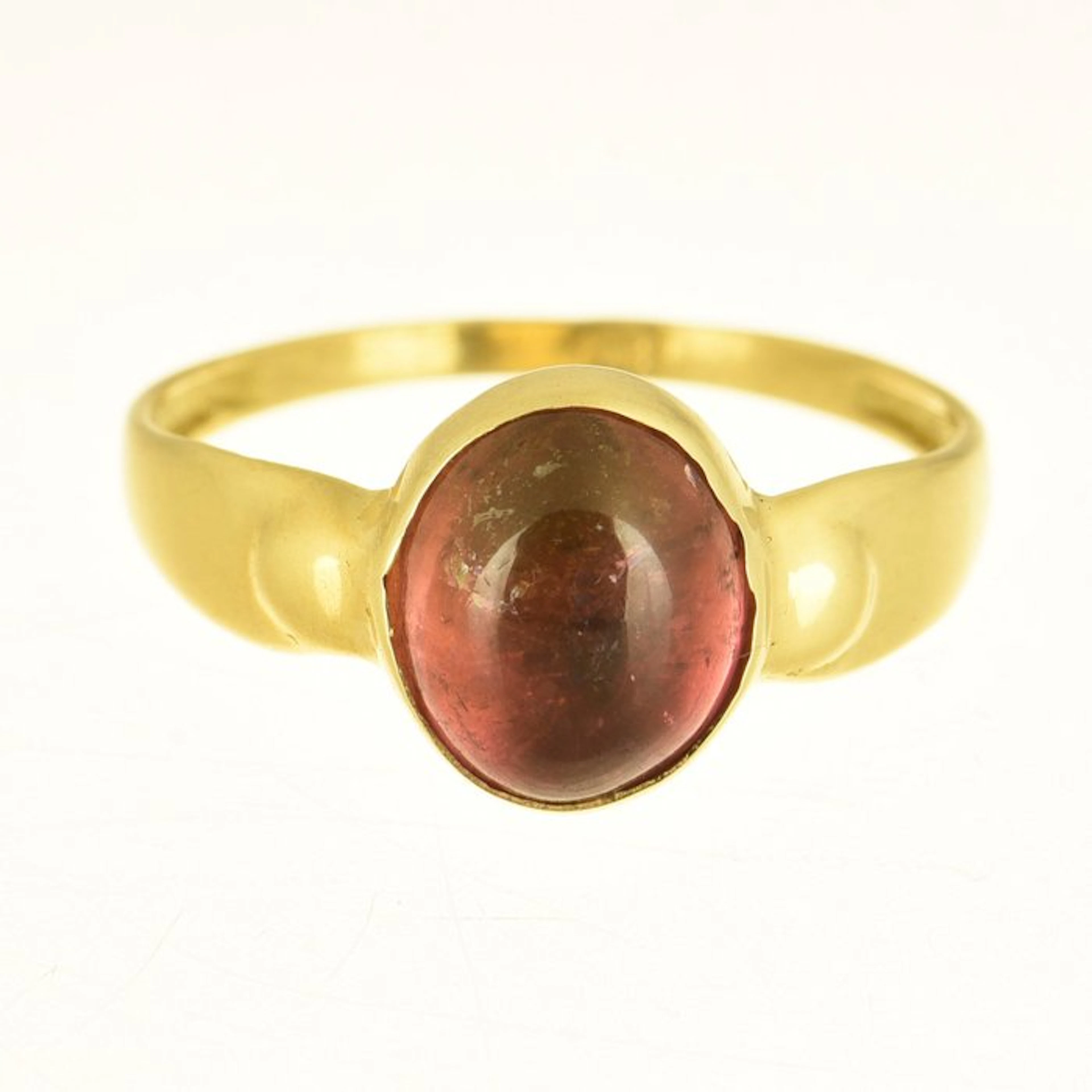 Ring - 18 kt. Yellow gold Sapphire
