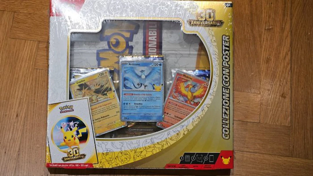Pokémon - 1 Box - Collezione con poster 30° Anniversario - Various sets