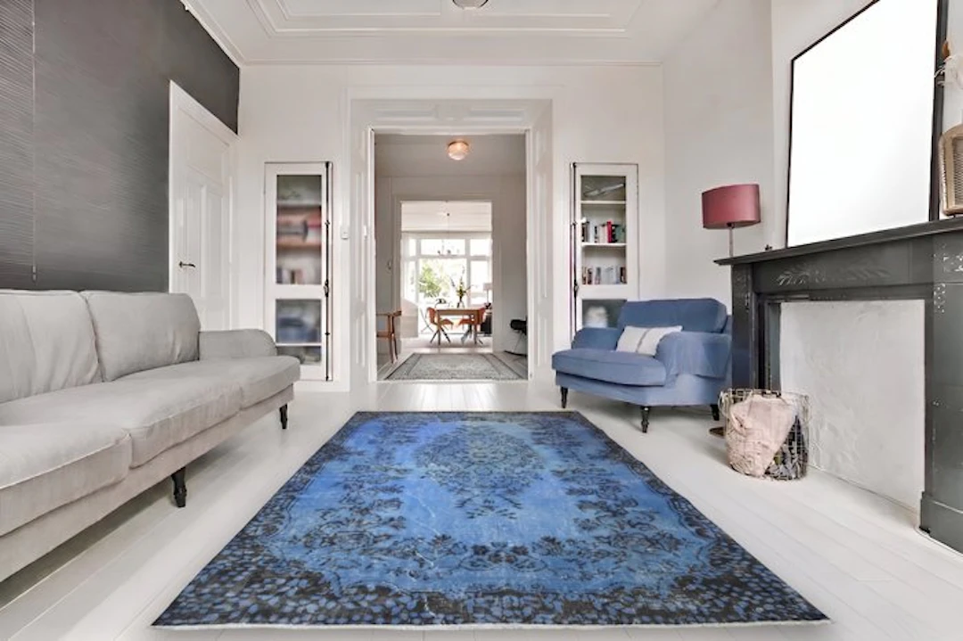 Blue vintage - Rug - 275 cm - 170 cm - √ handmade √ certificate