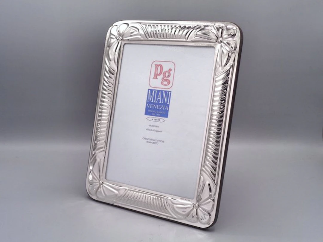 PG-Miani Argenteria - Picture frame - .925 silver - Petals 13x18