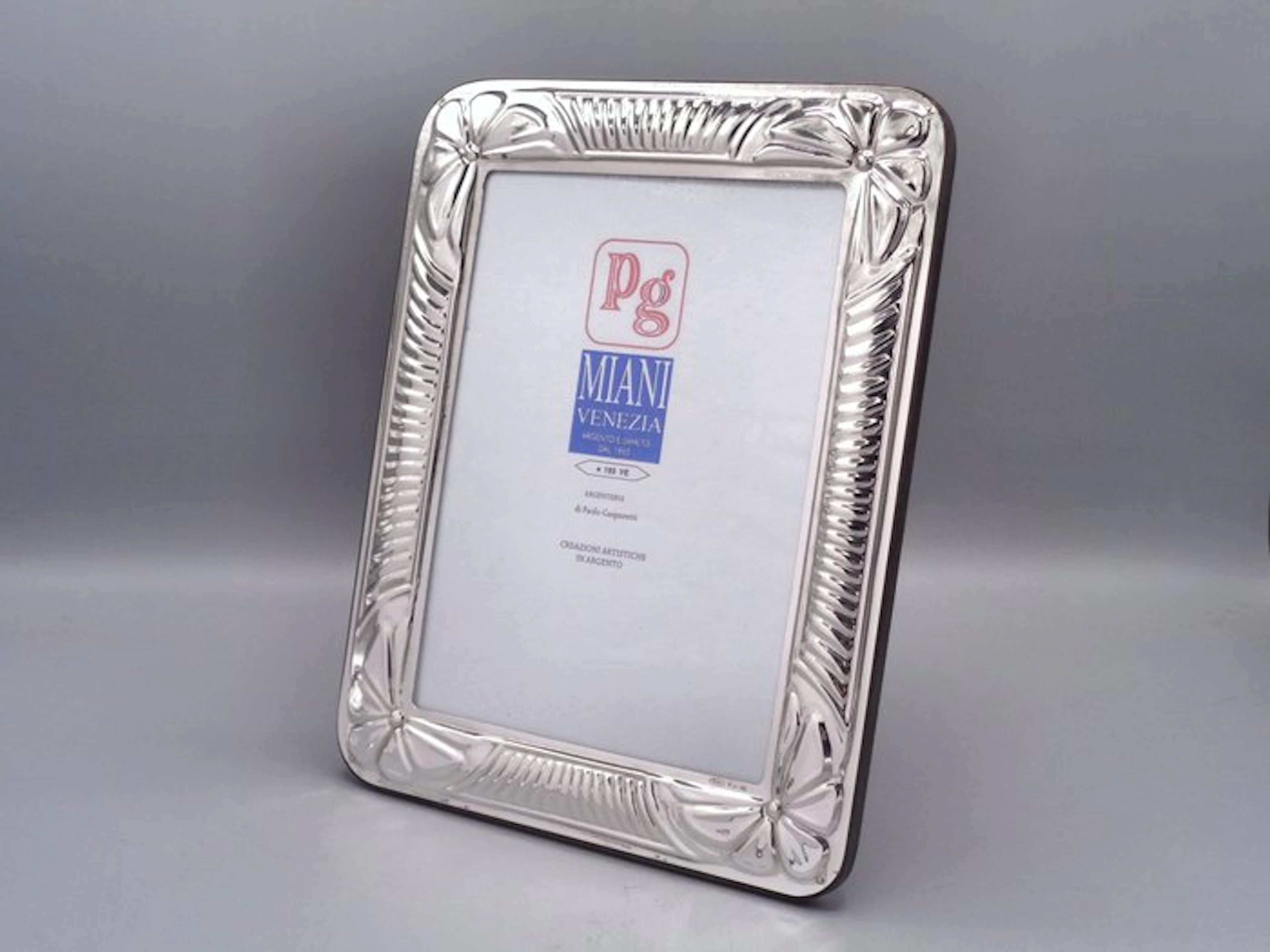 PG-Miani Argenteria - Picture frame - .925 silver - Petals 13x18