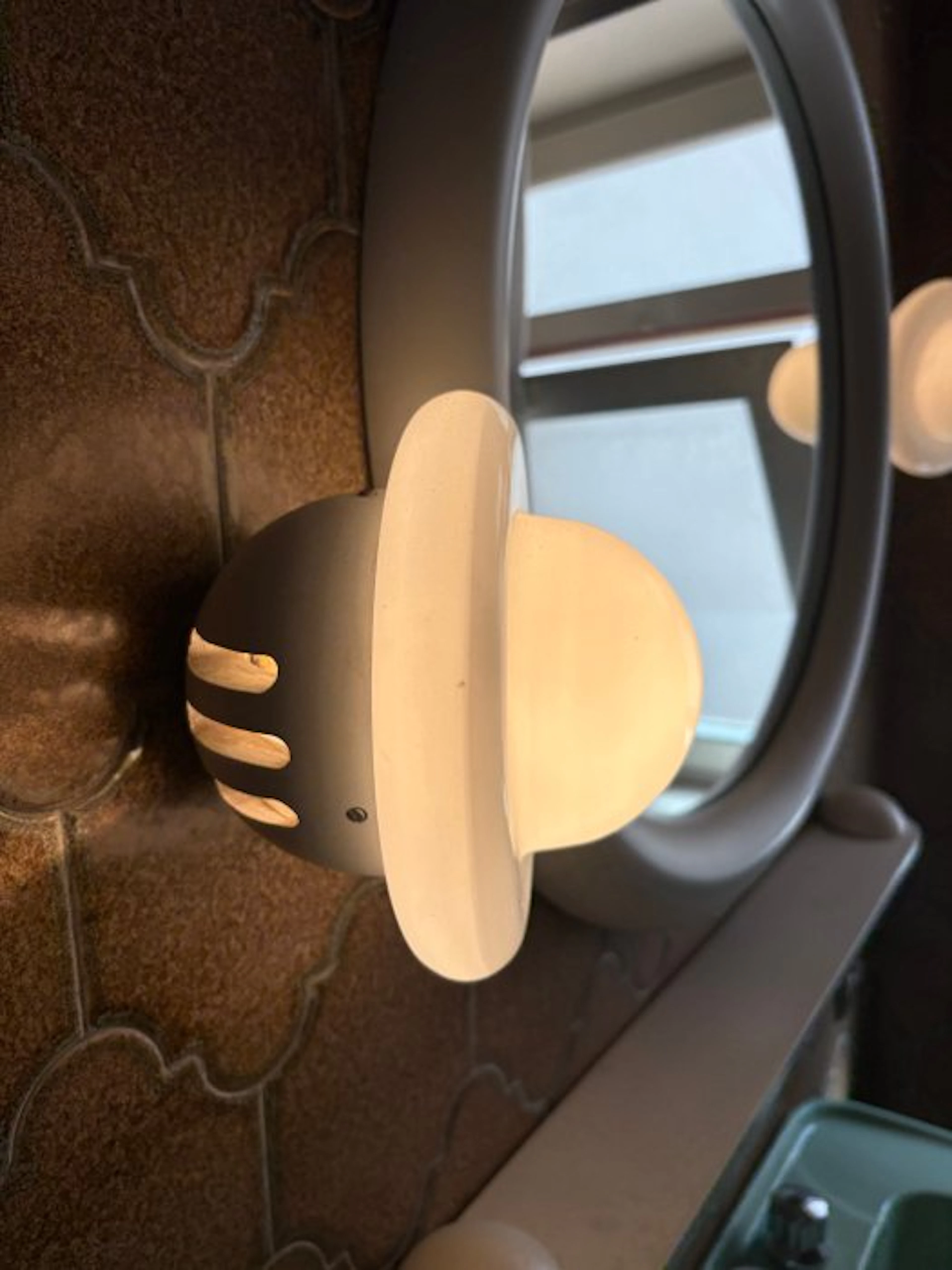 Wall lamp (2) - Plastic, Metal - Space lamp