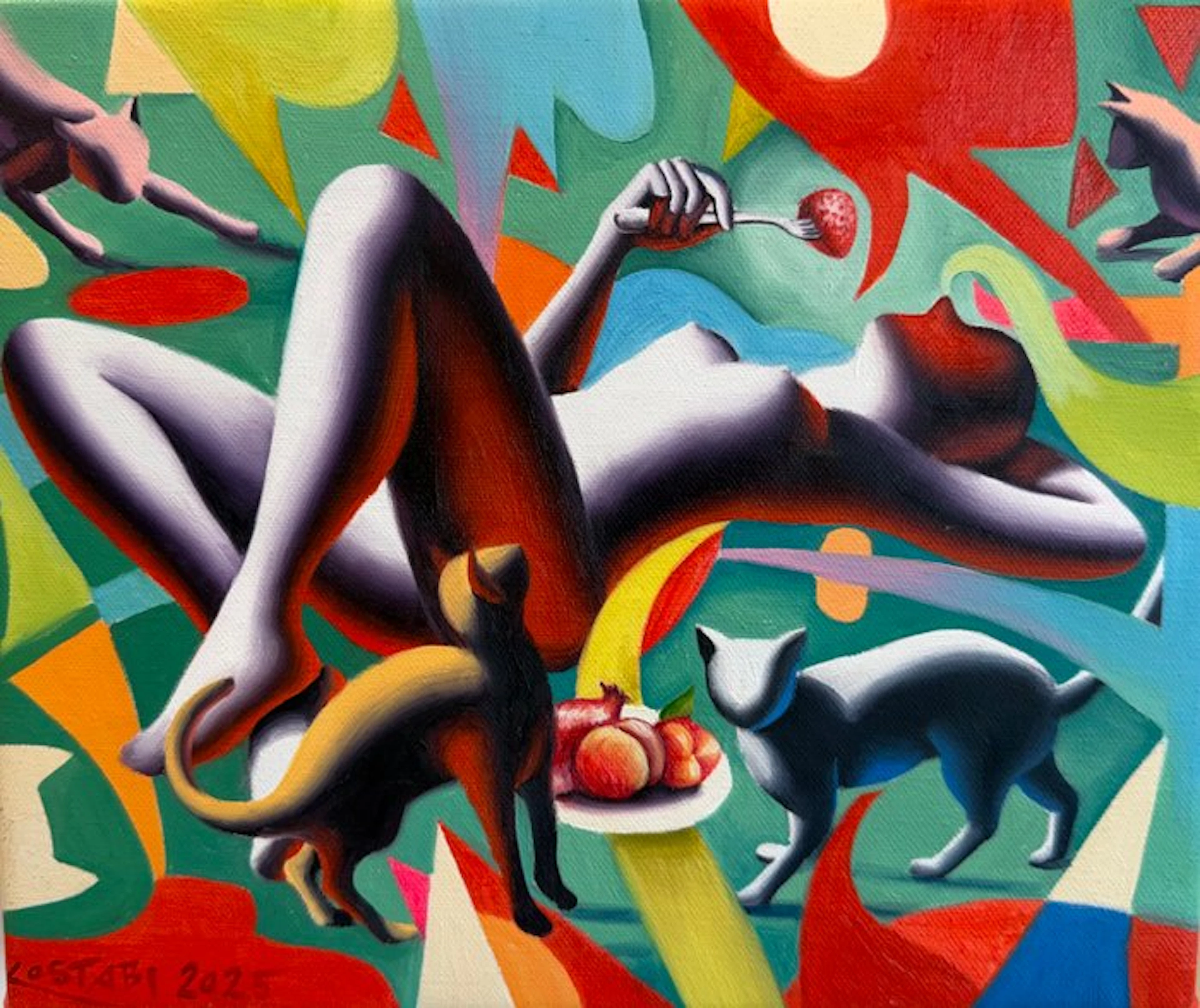 Mark Kostabi (1960) - The appetite of dreams