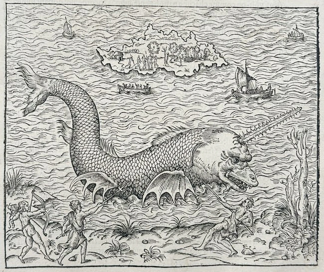 Ambroise Paré (1510–1590) - Sea Monster / Des Venins