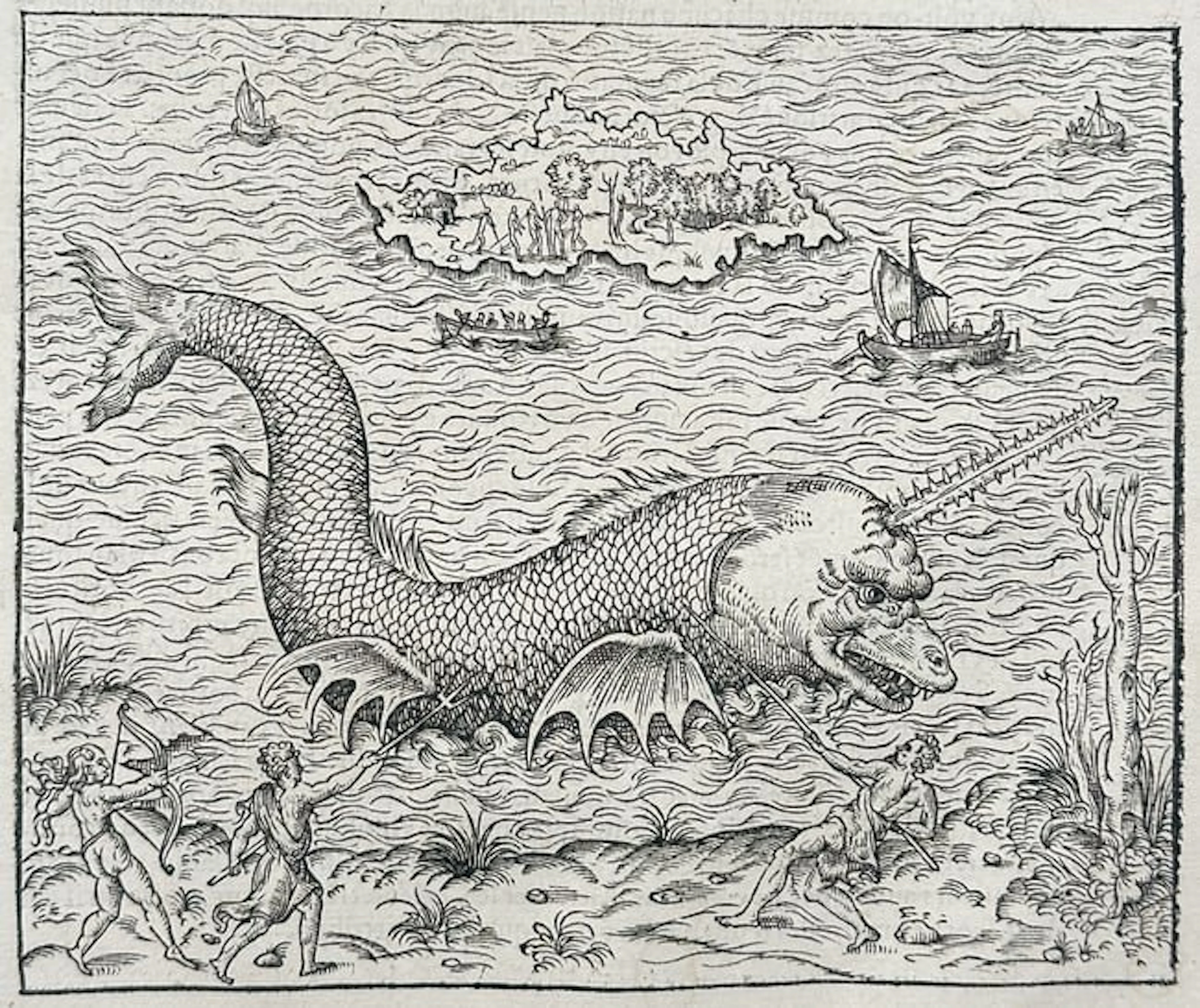 Ambroise Paré (1510–1590) - Sea Monster / Des Venins