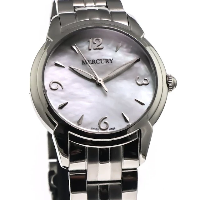 MERCURY - Swiss Made Watch - ME360-SS-7 - Numeral indexes...