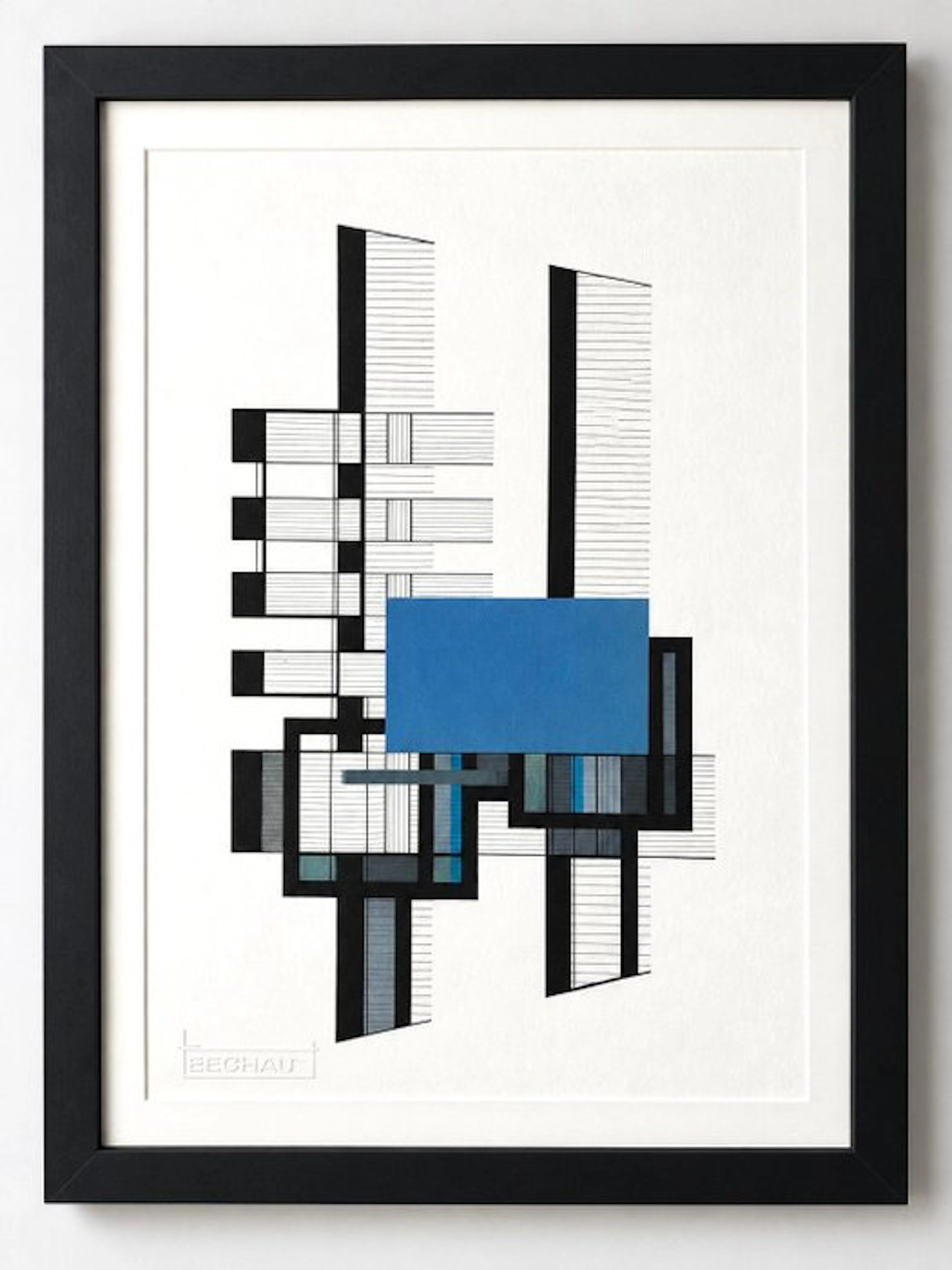 Eugène Eechaut (1928-2019) - Abstract ink composition - NO RESERVE PRICE