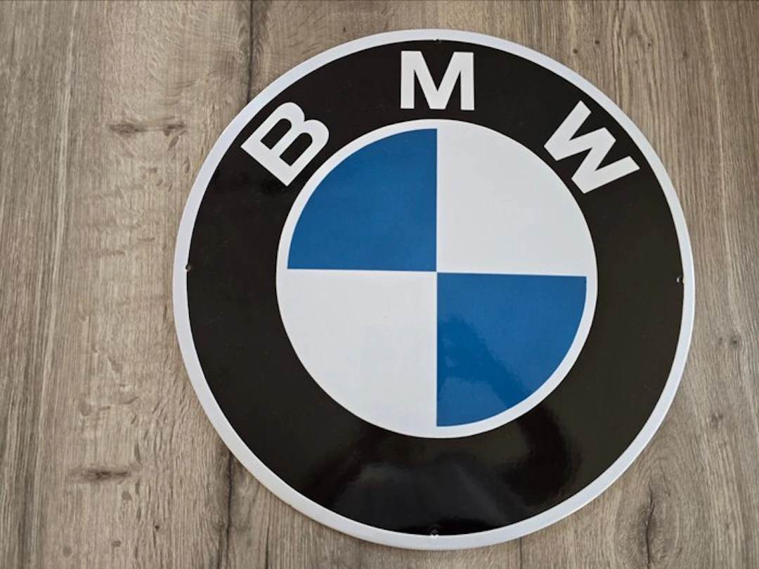 BMW - Enamel sign - limited edition - Enamel