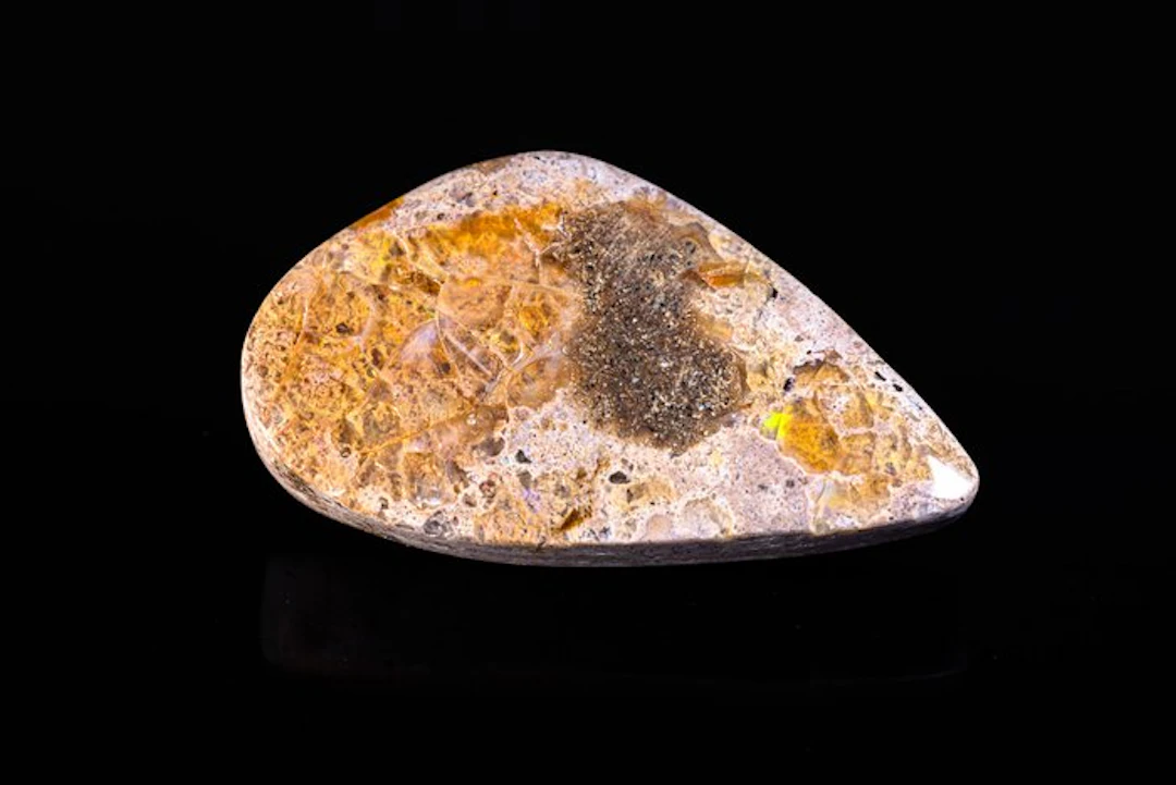 GÉANT 102.45 CARATS Mexican Fire Opal - Fire Orange NO...