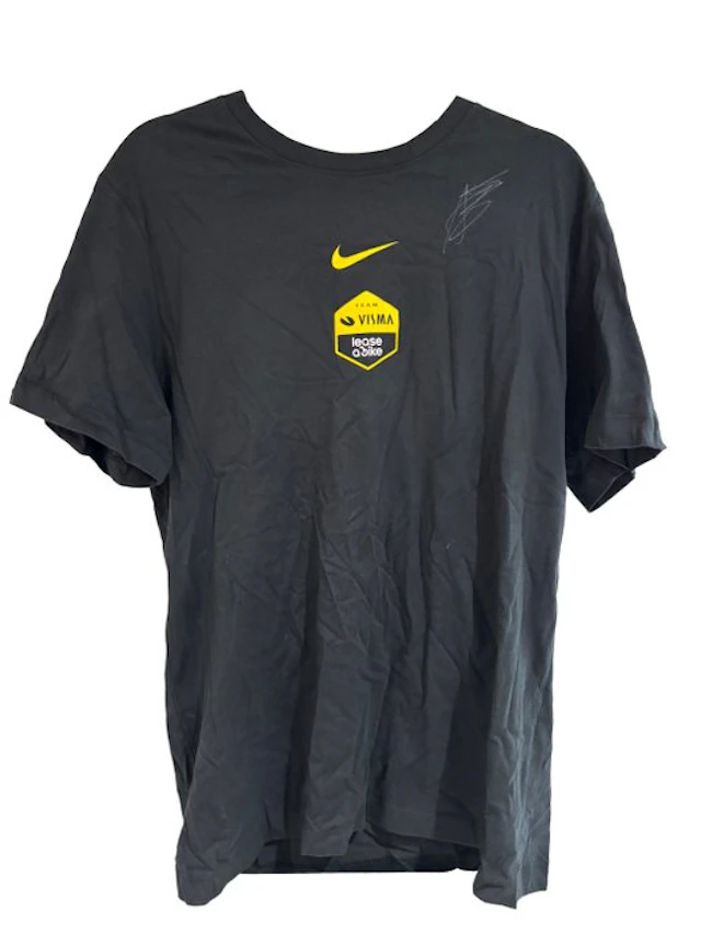 Team Visma | Lease a Bike - Signed Nike t-shirt - Bruno Armirail