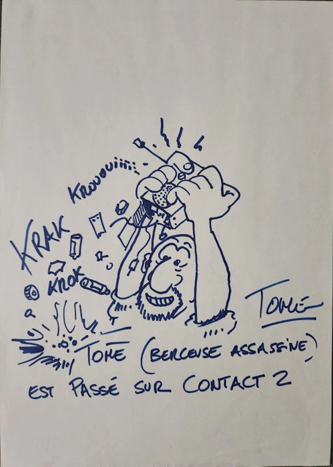 Tome Philippe - 1 Original drawing - Berceuse assassine