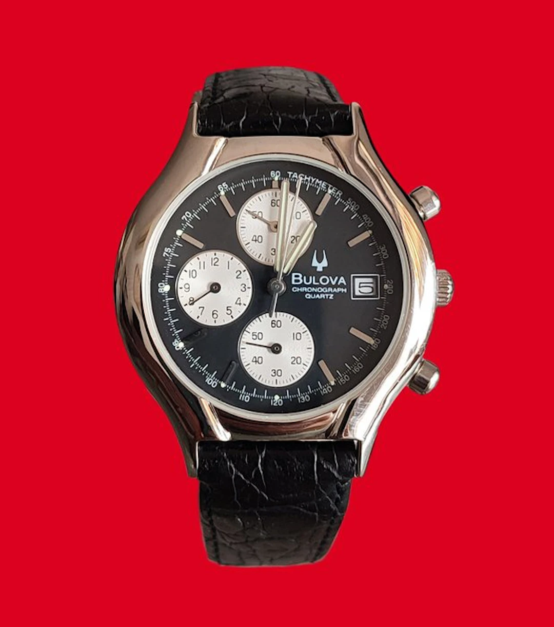 Bulova - Montre chronographe vintage - No reserve price - Men - 1980-1989