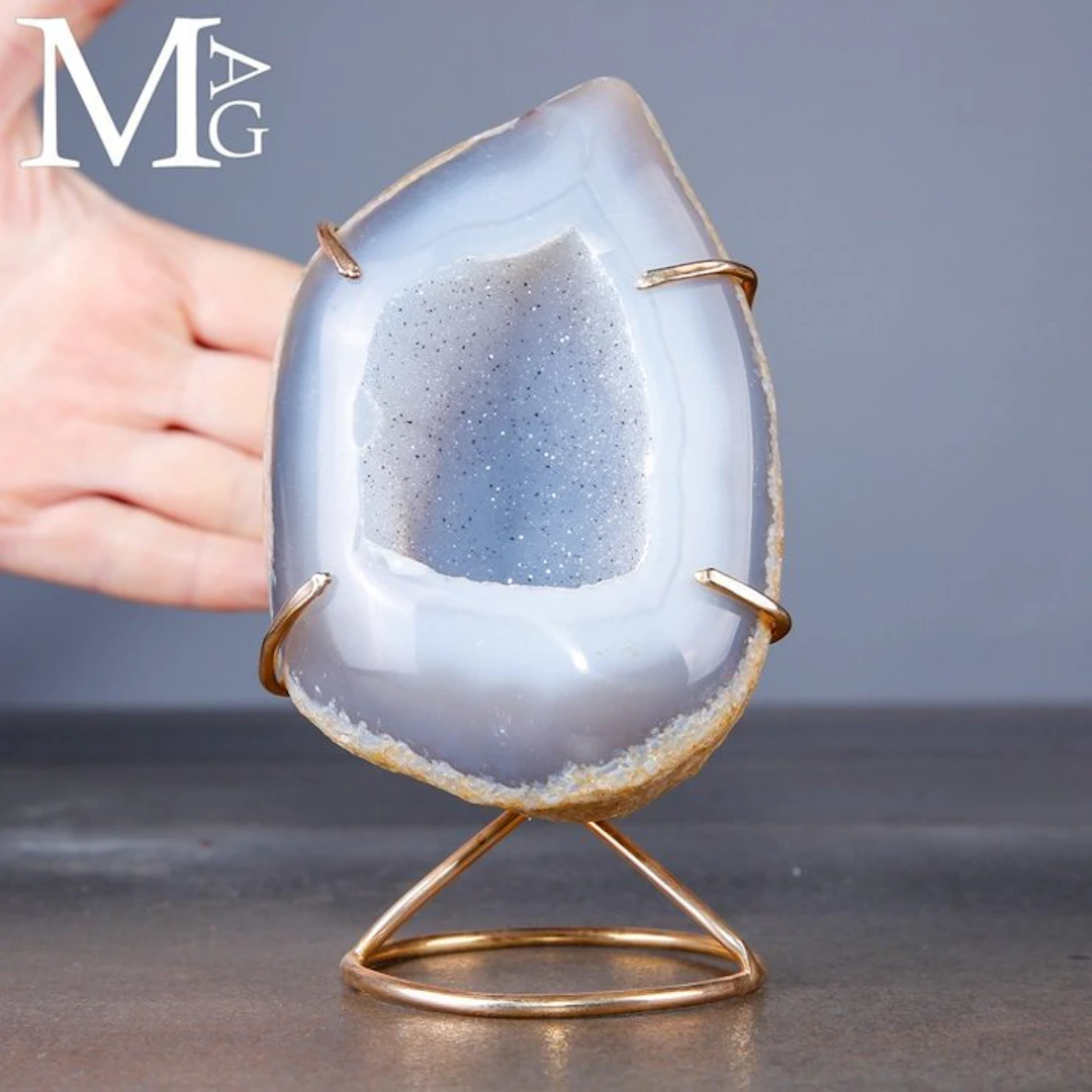 Natural Mineral Geode with Wonderful Inner...