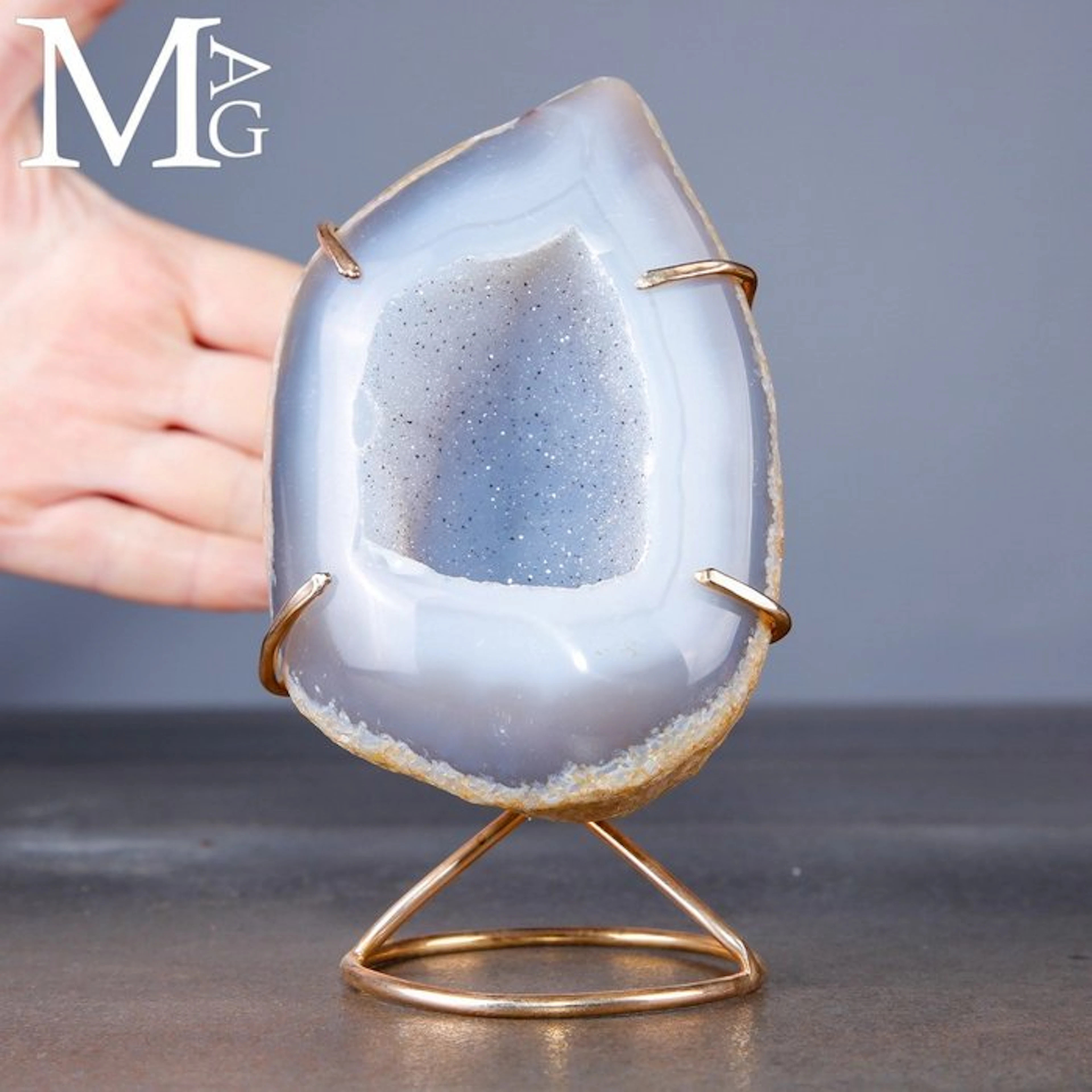 Natural Mineral Geode with Wonderful Inner...