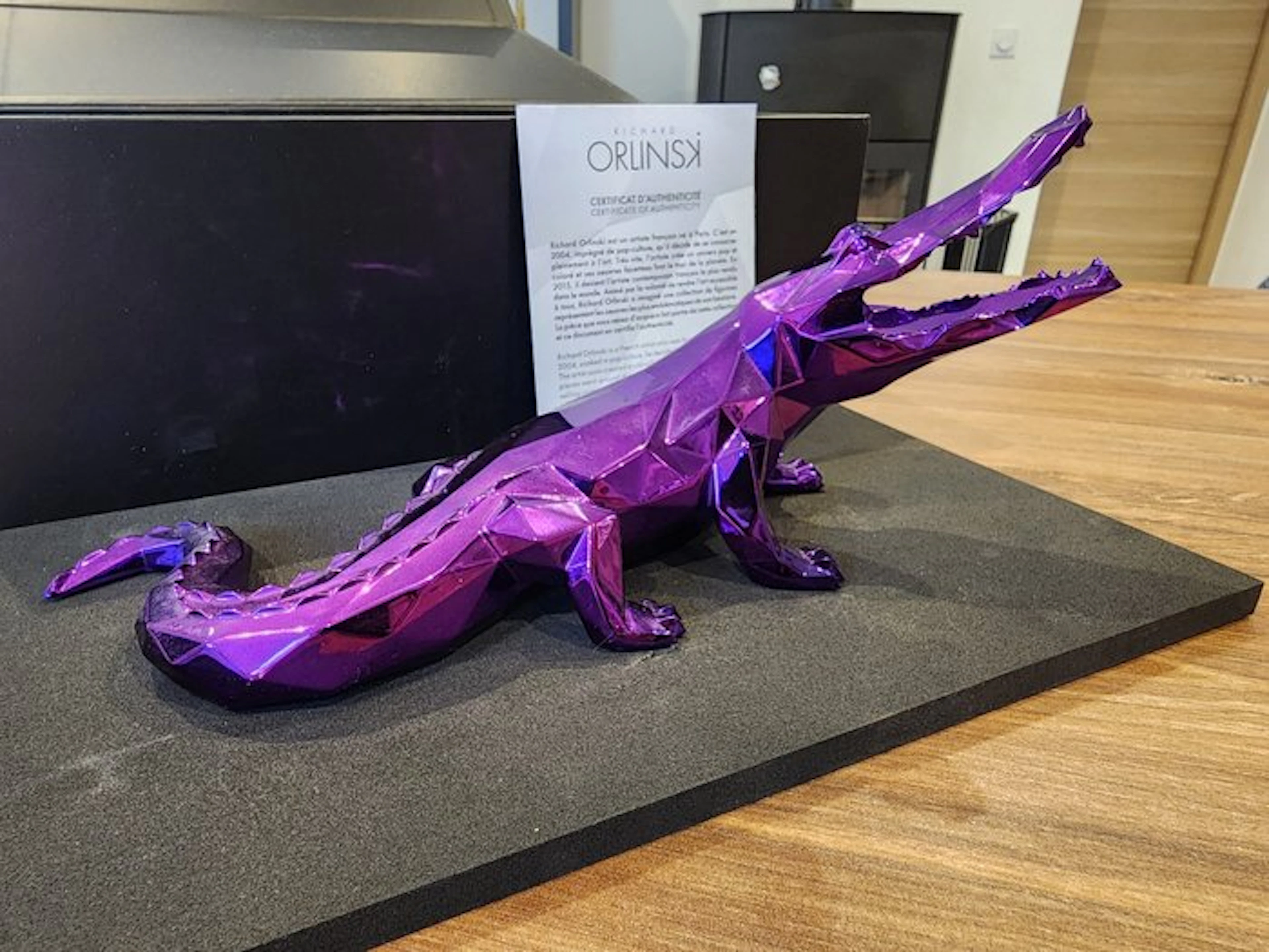 Richard Orlinski (1966) - Croco Spirit Purple édition