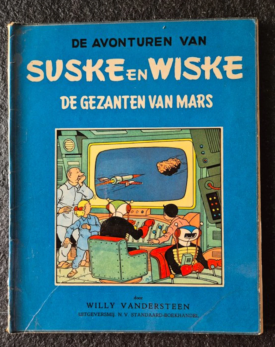 Suske en Wiske BR-6 - De gezanten van Mars - 1 Album - Reprint - 1956