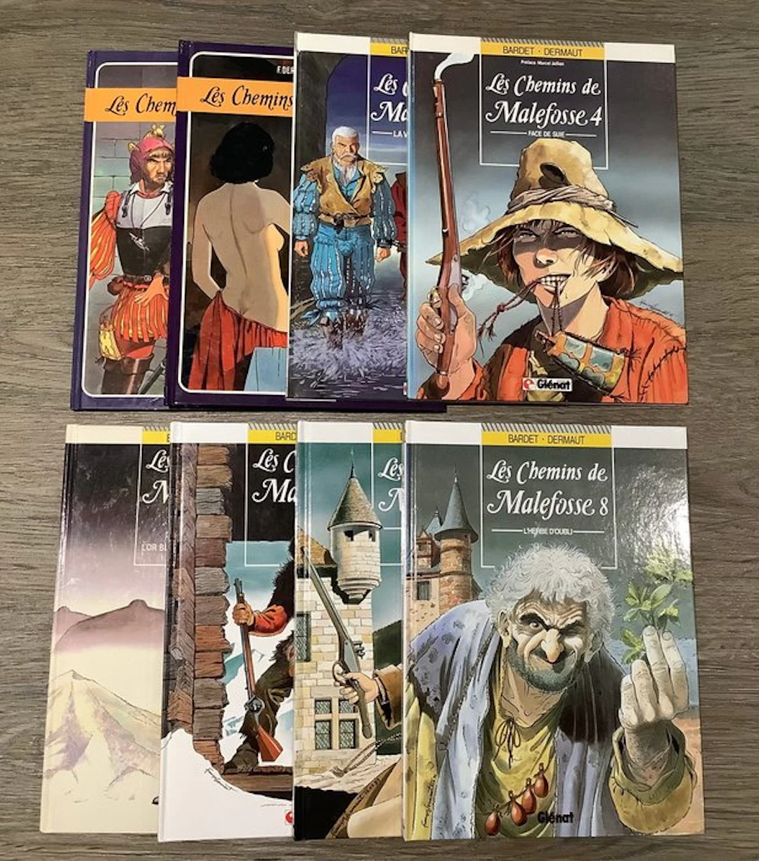 Les Chemins de Malefosse T1 à T8 + dédicace manuscrite...