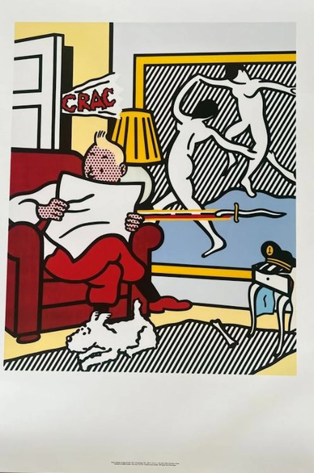 Roy Lichtenstein (1923-1997) (after) - Tintin Reading