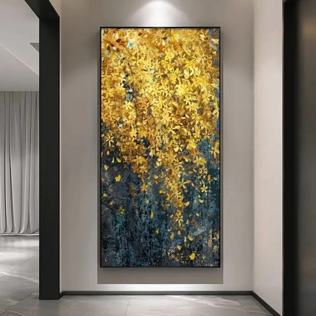 Gabriele Bellini - Golden Flowers 160cm
