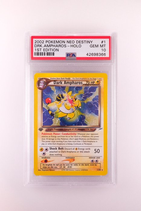 PSA 10 GEM MINT Dark Ampharos わるいデンリュウ 他にも鑑定品出品中