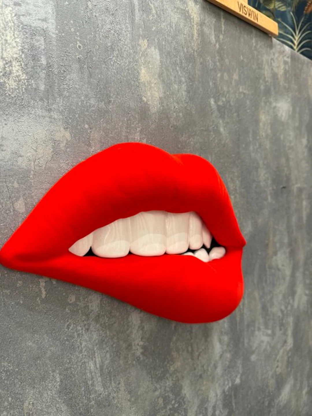 KIRAS - BOCCA "DESIDERO" ROSSA VELVET 36CM