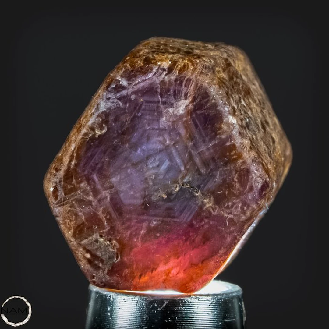 Natural Trapiche ruby rough stone – rare star-shaped...