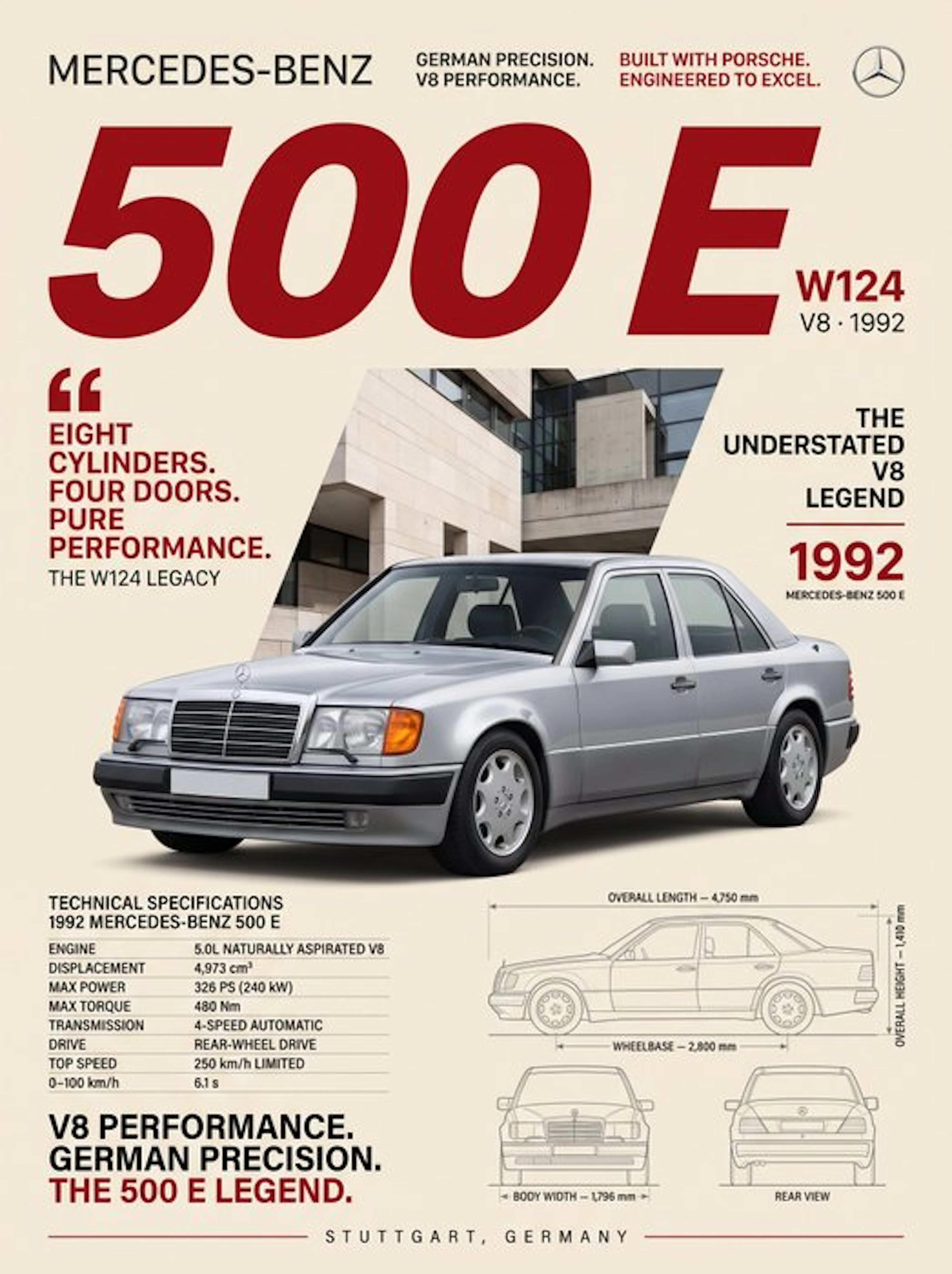Shmidt.Art - Mercedes-Benz - 500 E - 1990s