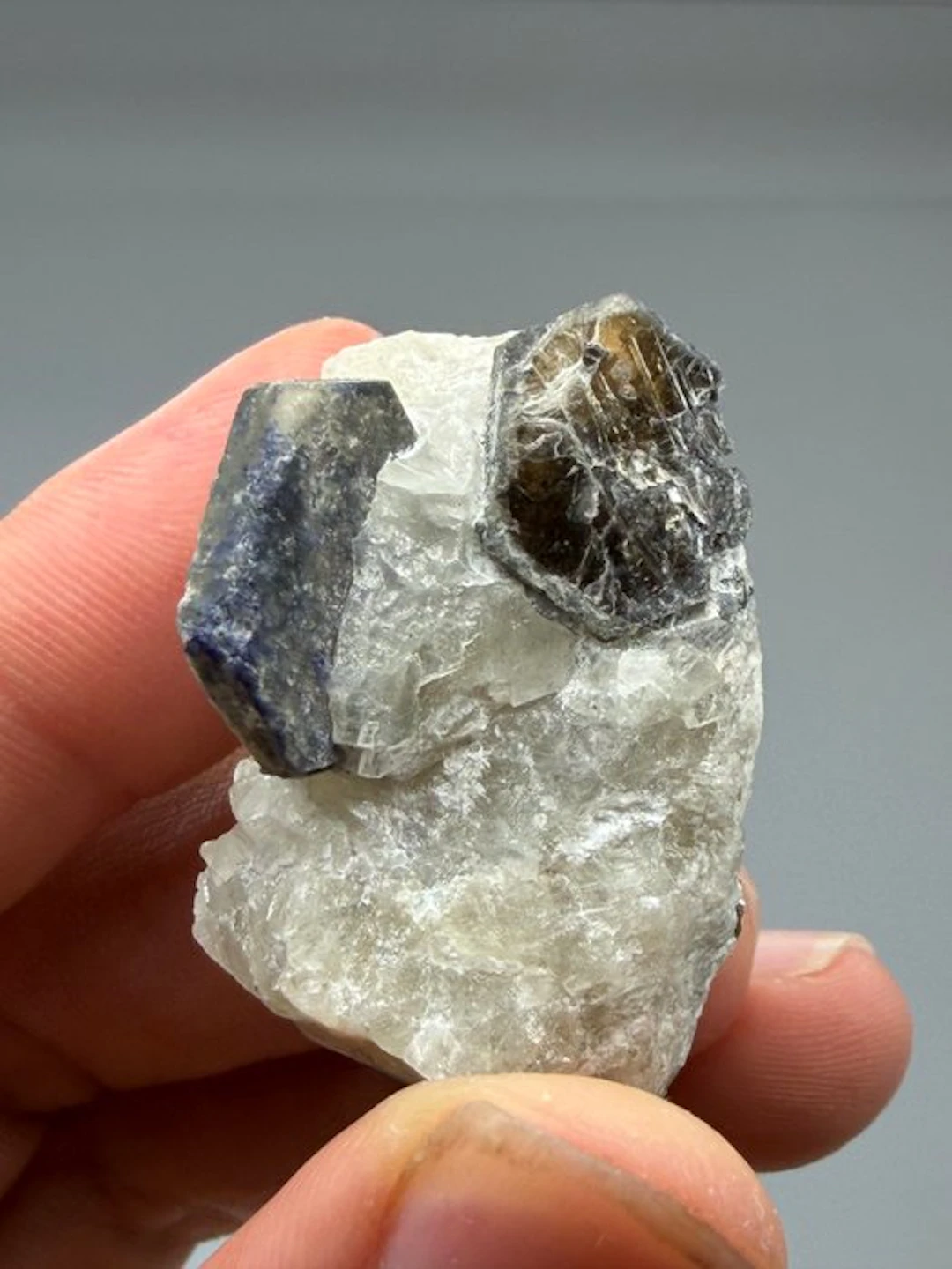 Glimmer with Pyrite on Matrix Specimen- 32 g - (1)