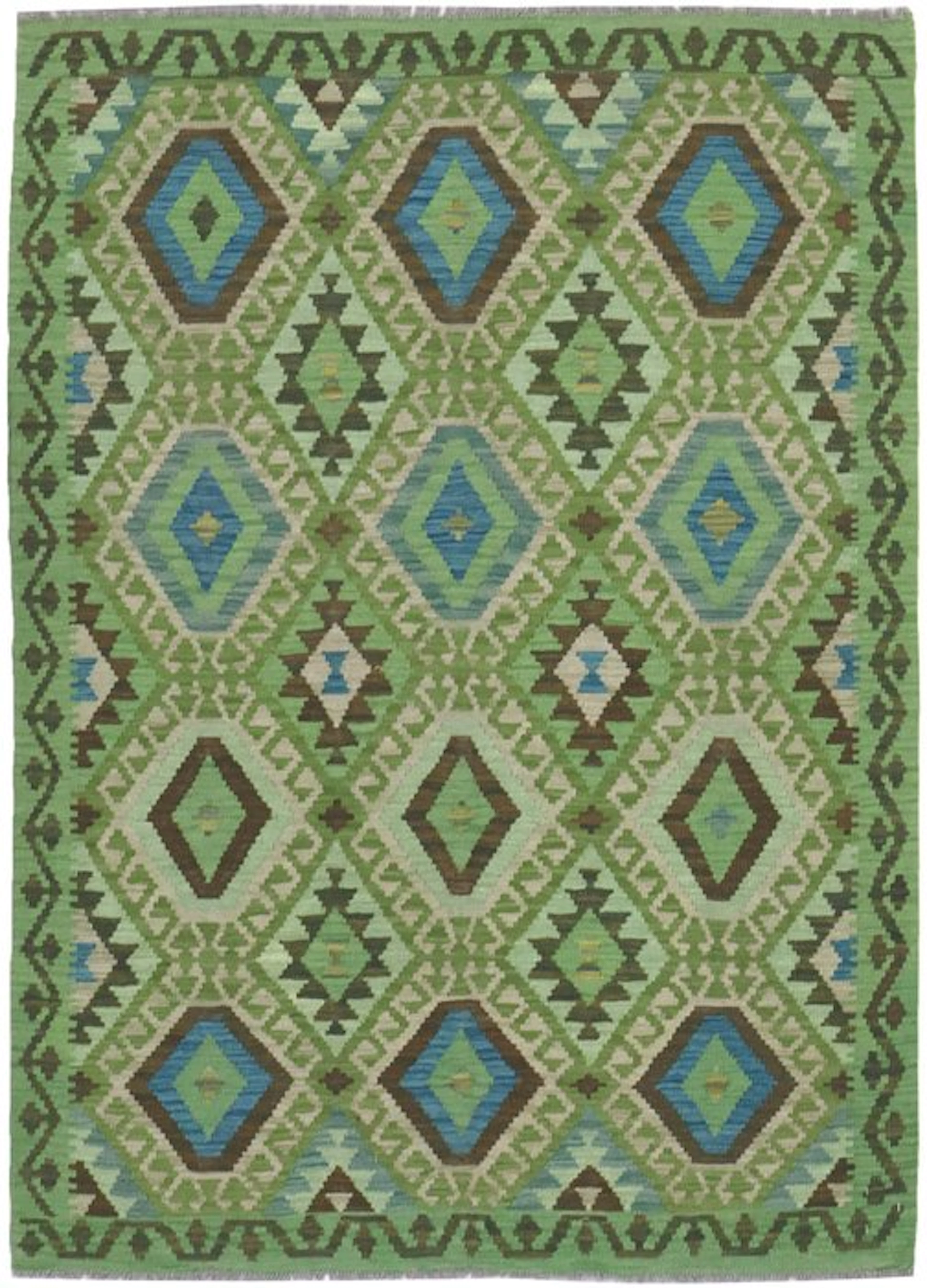 Handwoven Designer Kilim – Afghan Design - Kelim - 180 cm - 132 cm