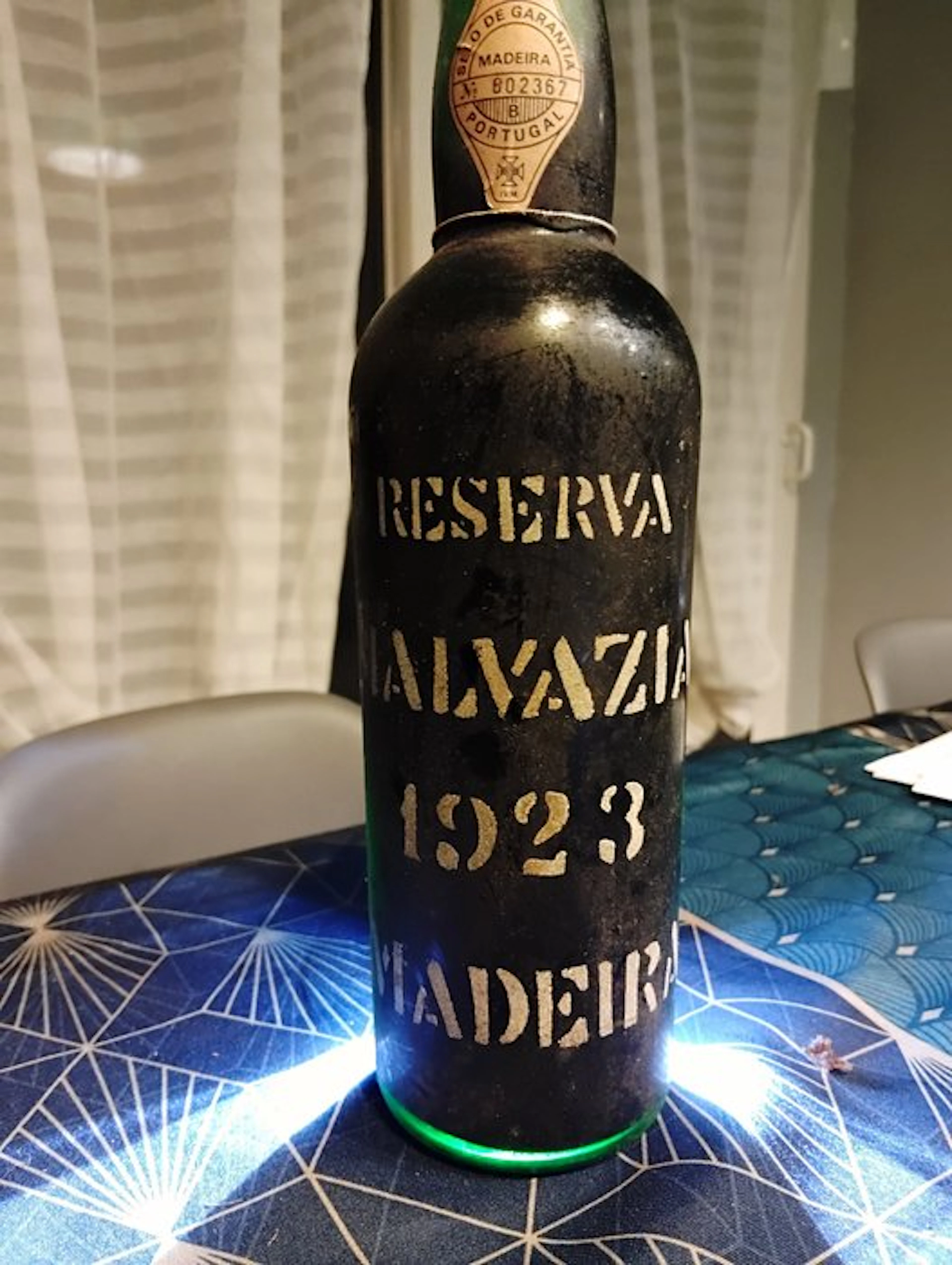 1923 Reserva Malvazia - Madeira Frasqueira (Vintage)
