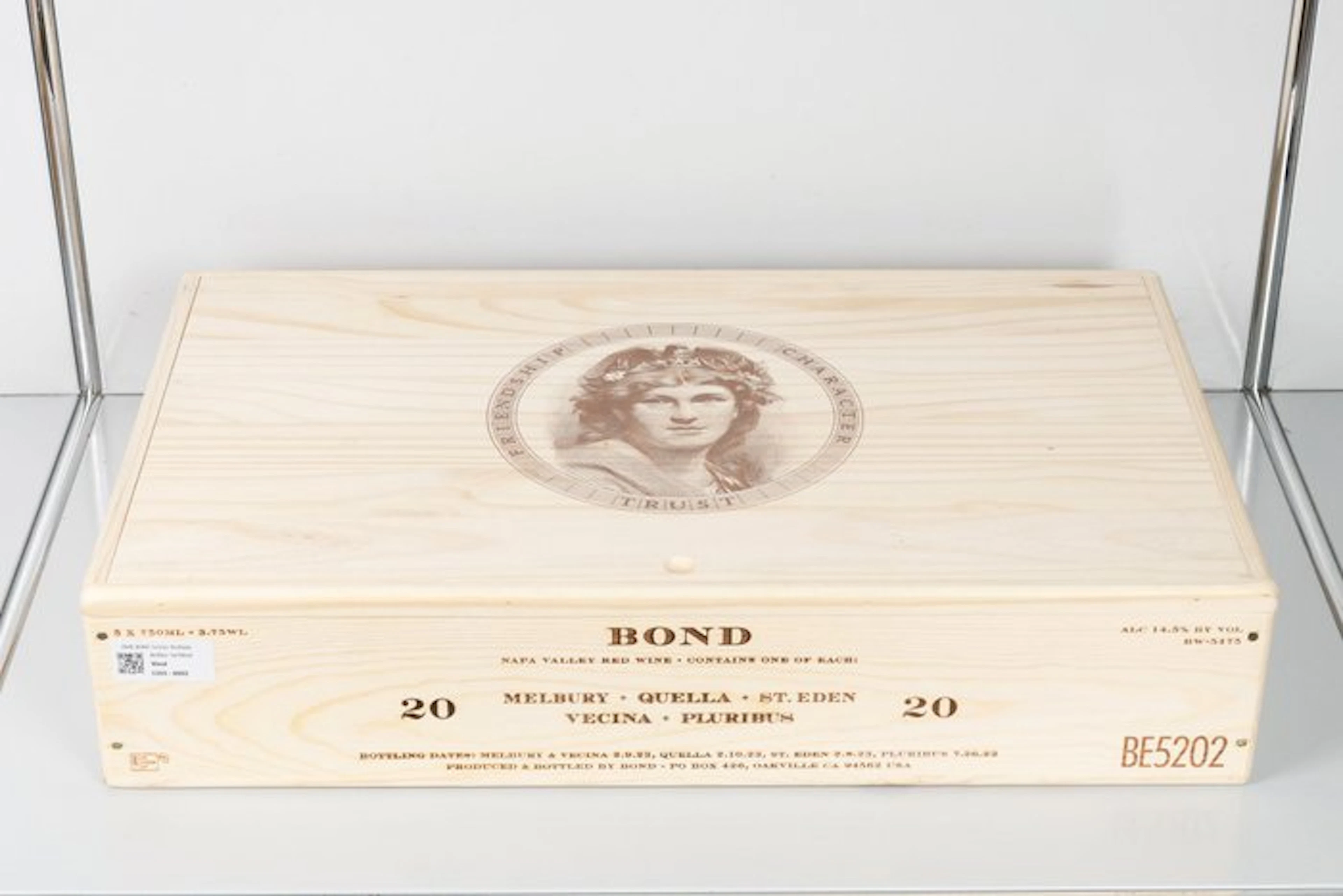 2020 BOND Terroir Portfolio - Napa Valley - 5 Bottles (0.75L)
