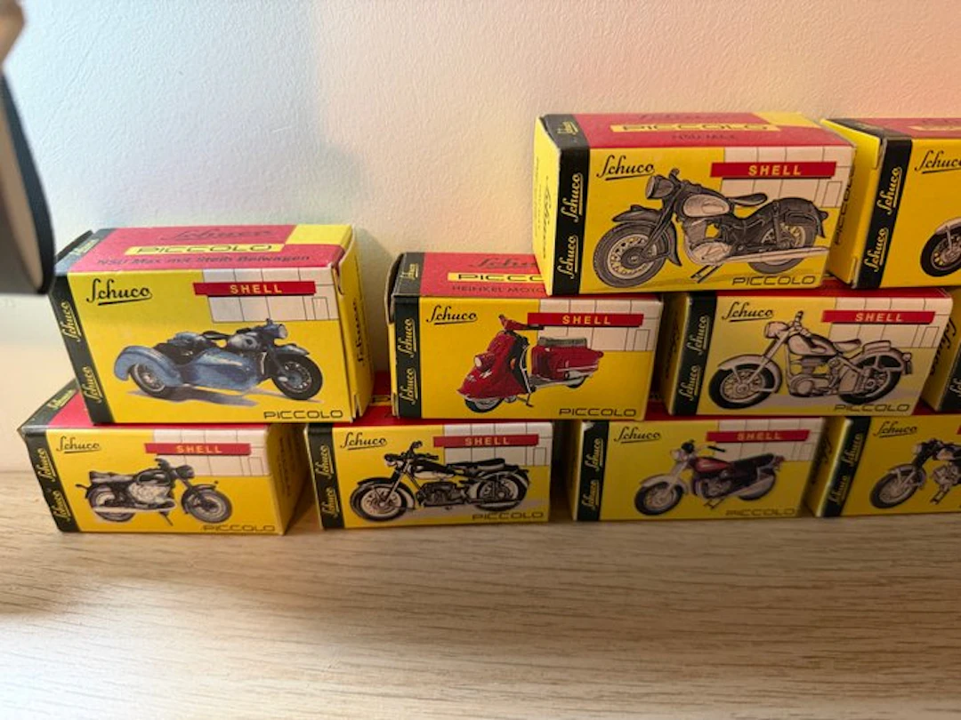 Schuco - Toy motorcycle Piccolo Schuco diverse modellen - 1950-1960 - Germany