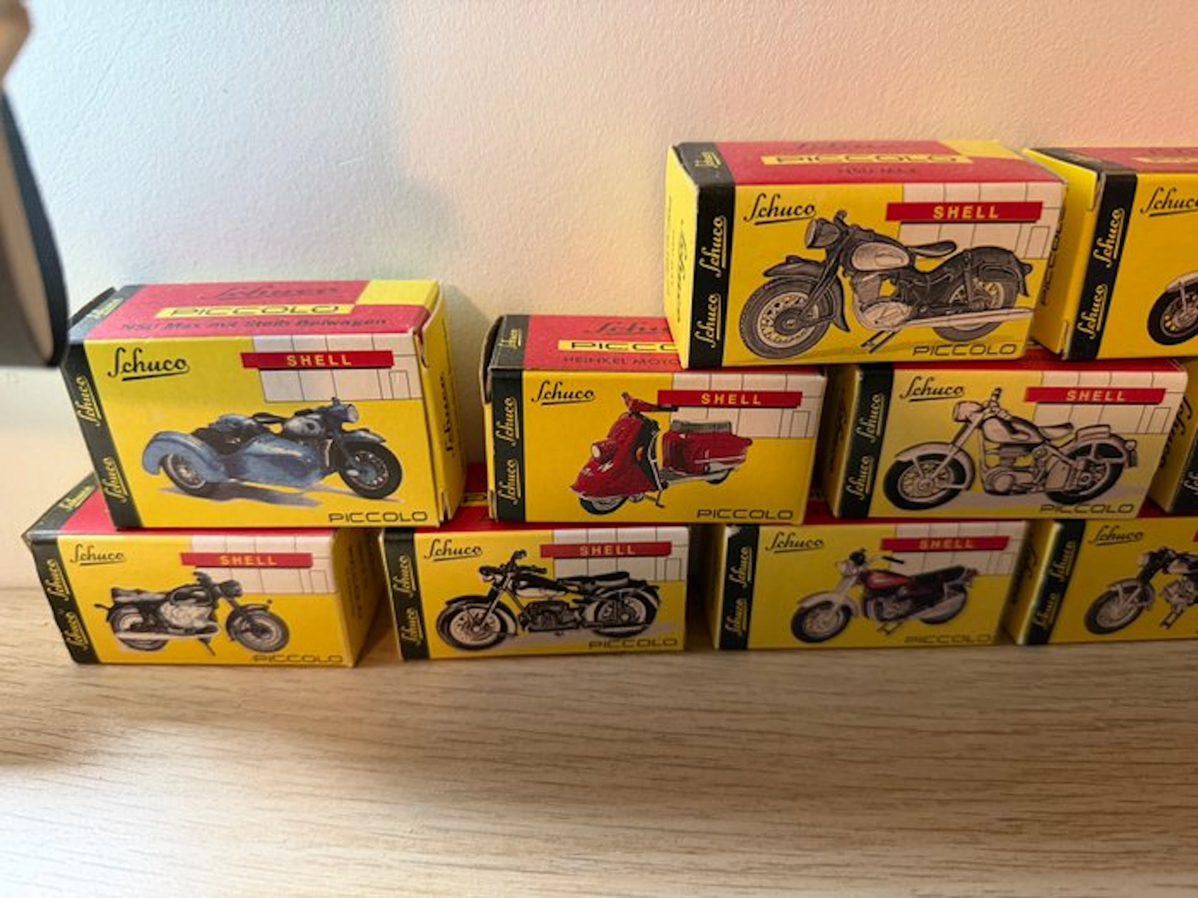 Schuco - Toy motorcycle Piccolo Schuco diverse modellen - 1950-1960 - Germany