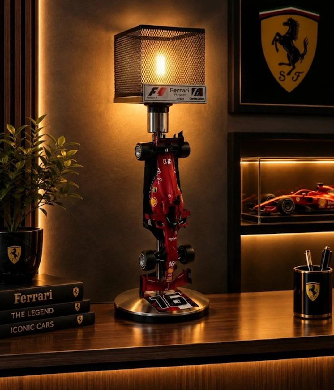 Lamp - Formula 1 desk lamp – Ferrari SF21 Charles Leclerc...