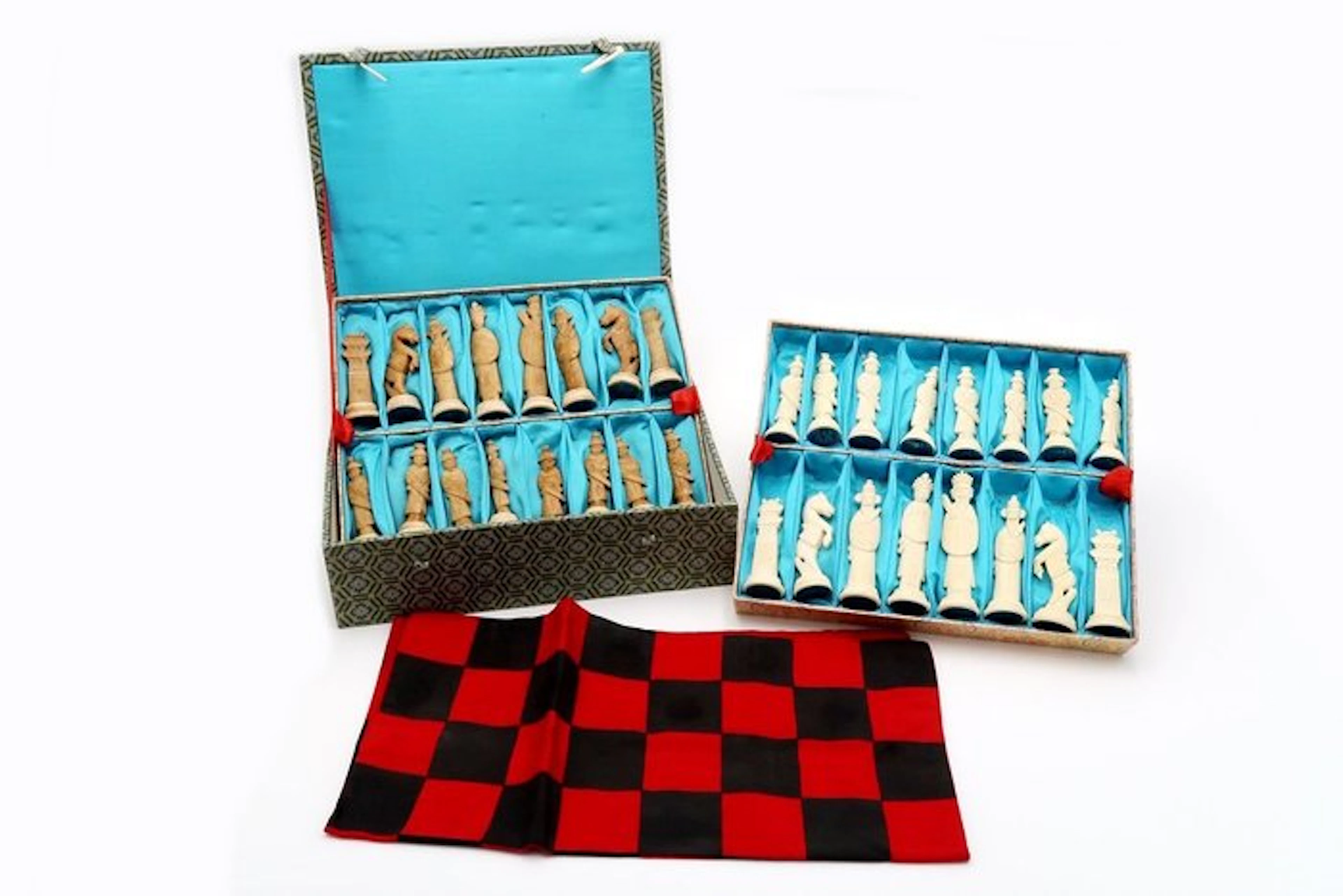 Chine - Chess set - Bone