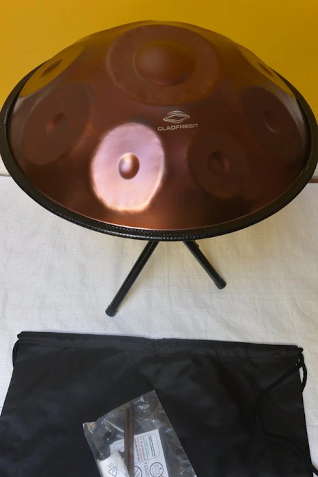 Handpan - GladFresit - Koerdisch in Gmineur-9 tonig...
