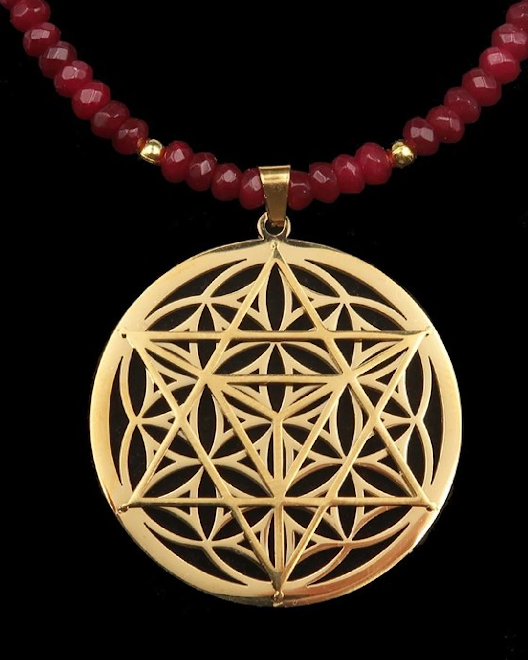 Metatron Archangel Cube - Ruby – Protection Against...