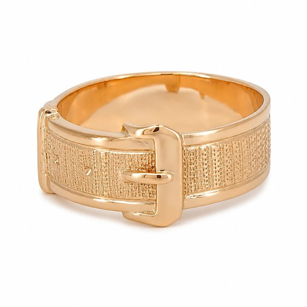 Ring - 18 kt. Yellow gold - Made in Italy - Handmade