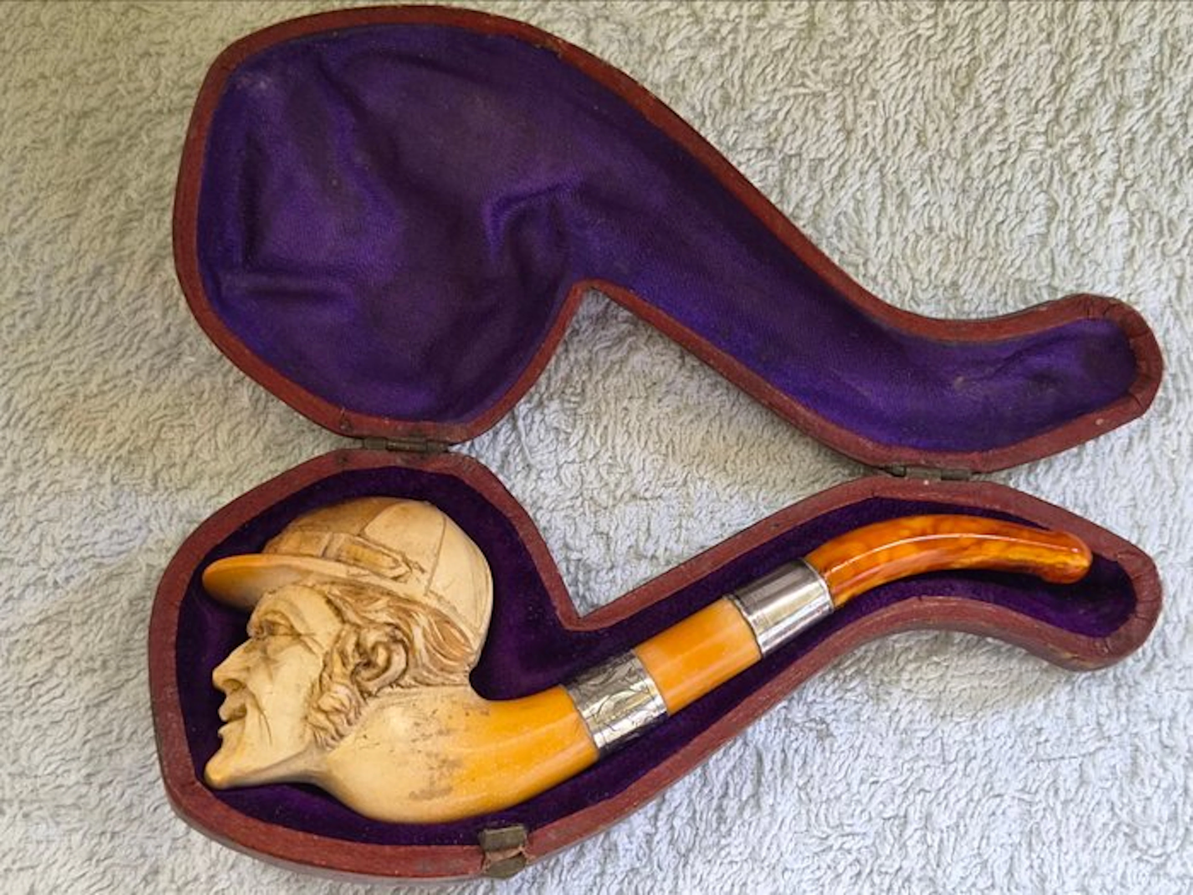 Jockey oder Sherlock Holmes - Meerschaum pipe...