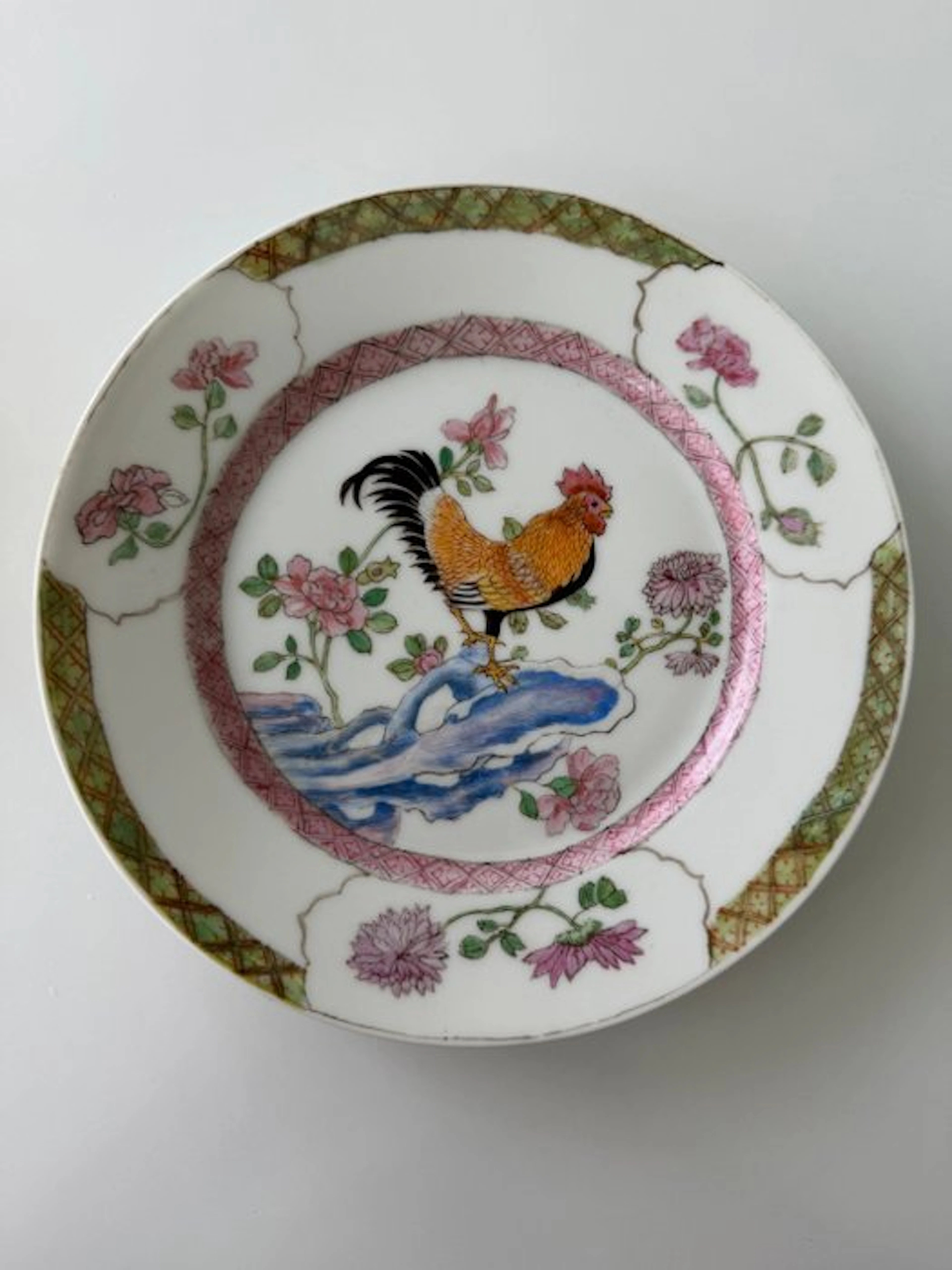 Samson parijs - Samson - Plate - bord - Softpaste porcelain - Family rosé table