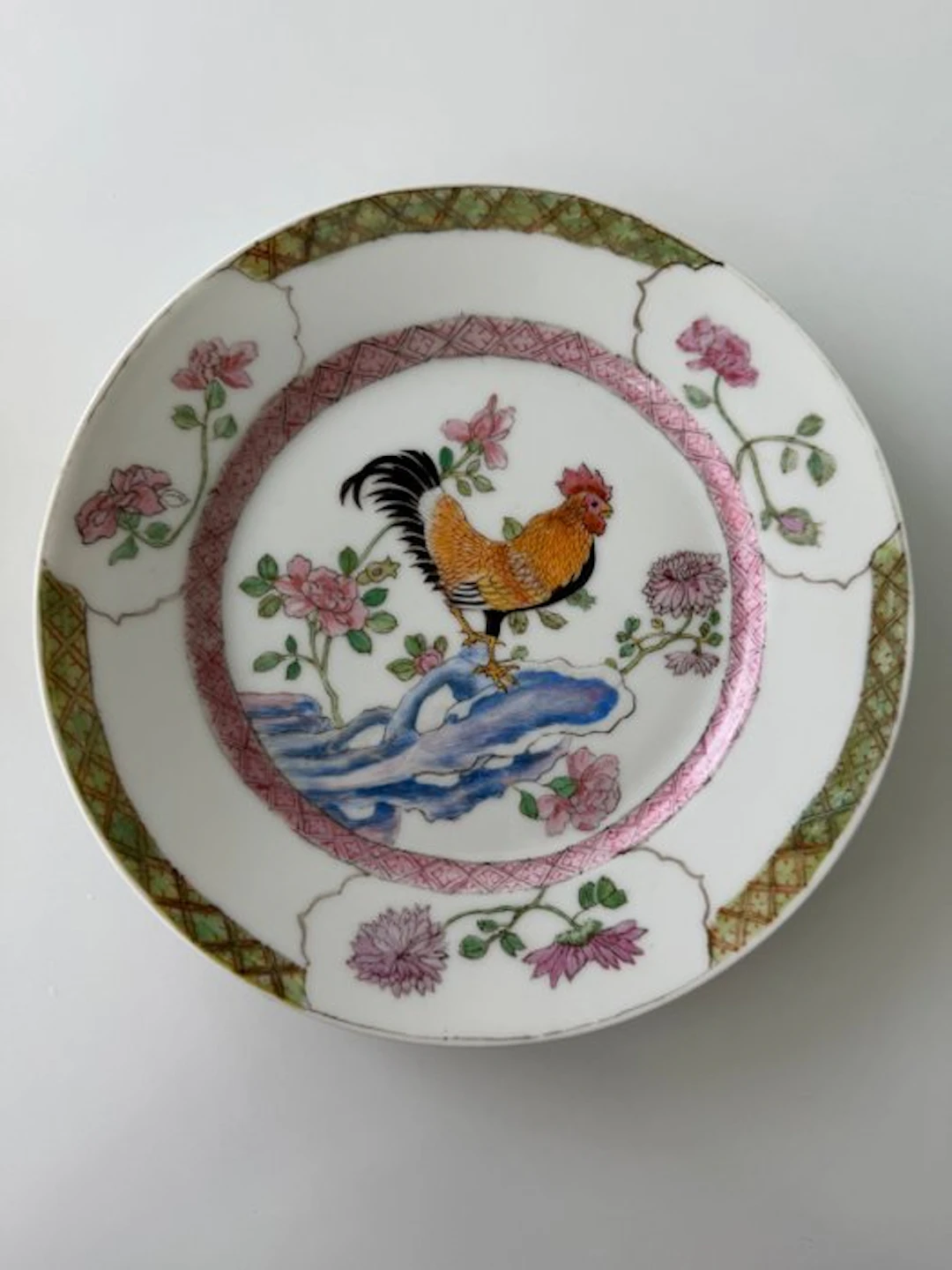 Samson parijs - Samson - Plate - bord - Softpaste porcelain - Family rosé table