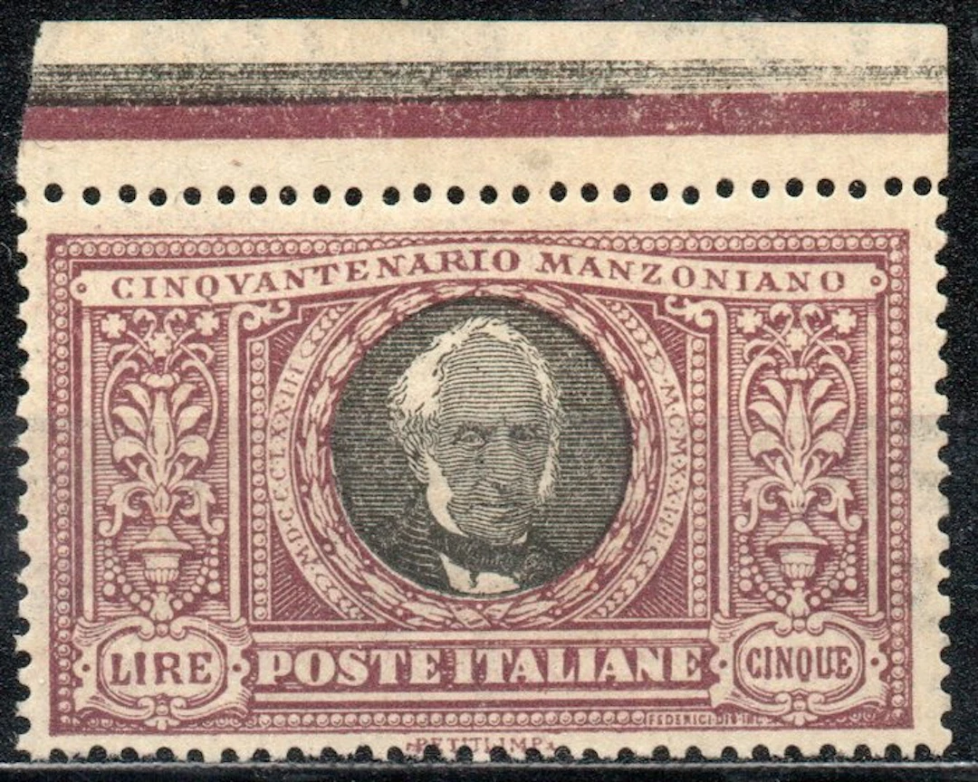 Italy Kingdom - 1923 Centenary of Manzoni's death