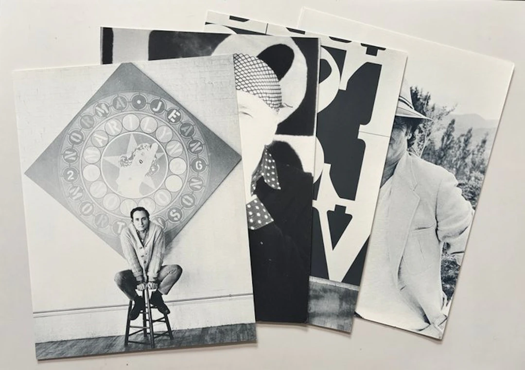 Namuth, Jody J. Doyle und Bill Katz - 4 Portraits von Robert Indiana