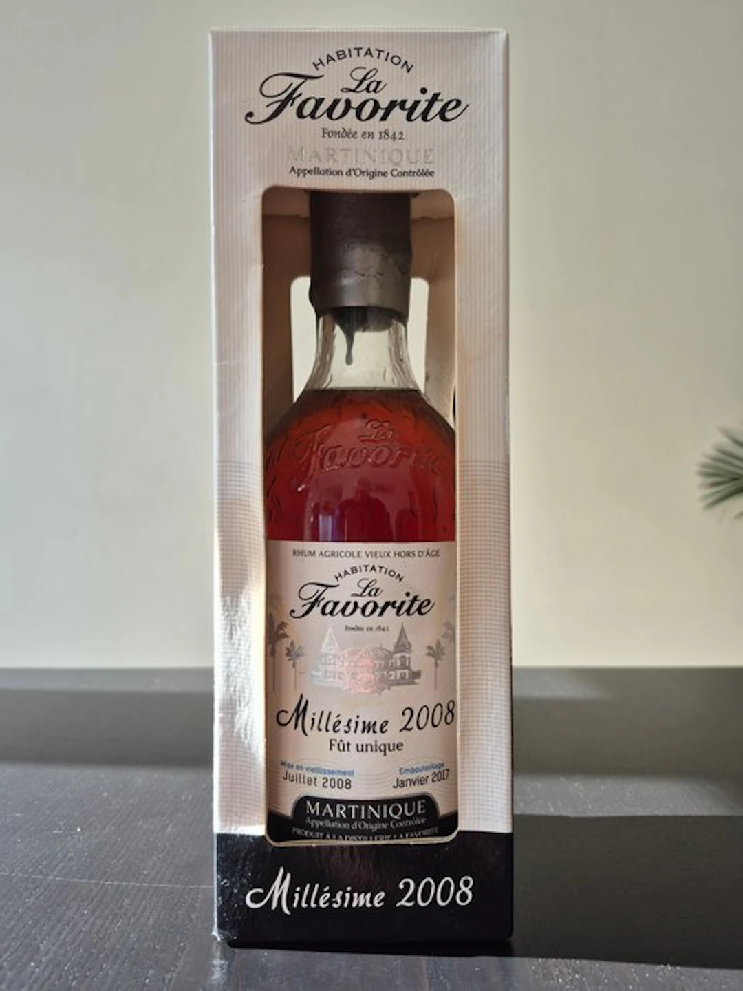 La Favorite 2008 - Fût Unique No. 1 - Millésime - b. 2017 - 70cl
