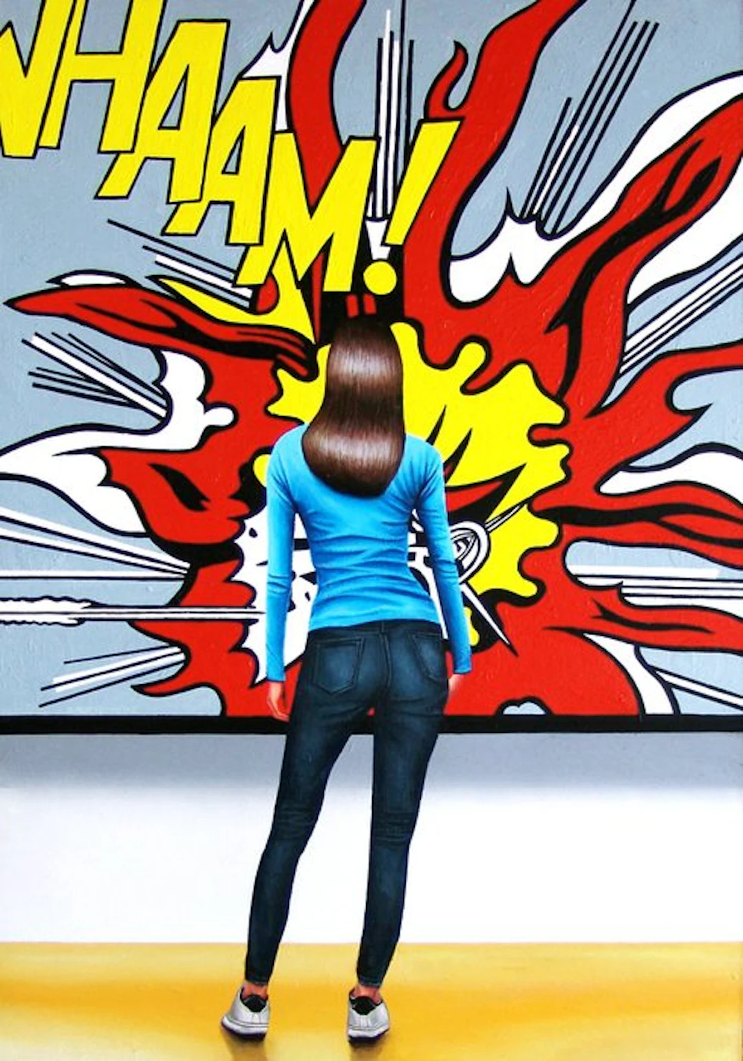 Gerard Boersma (1976) - Whaam! (Painting Of Woman...